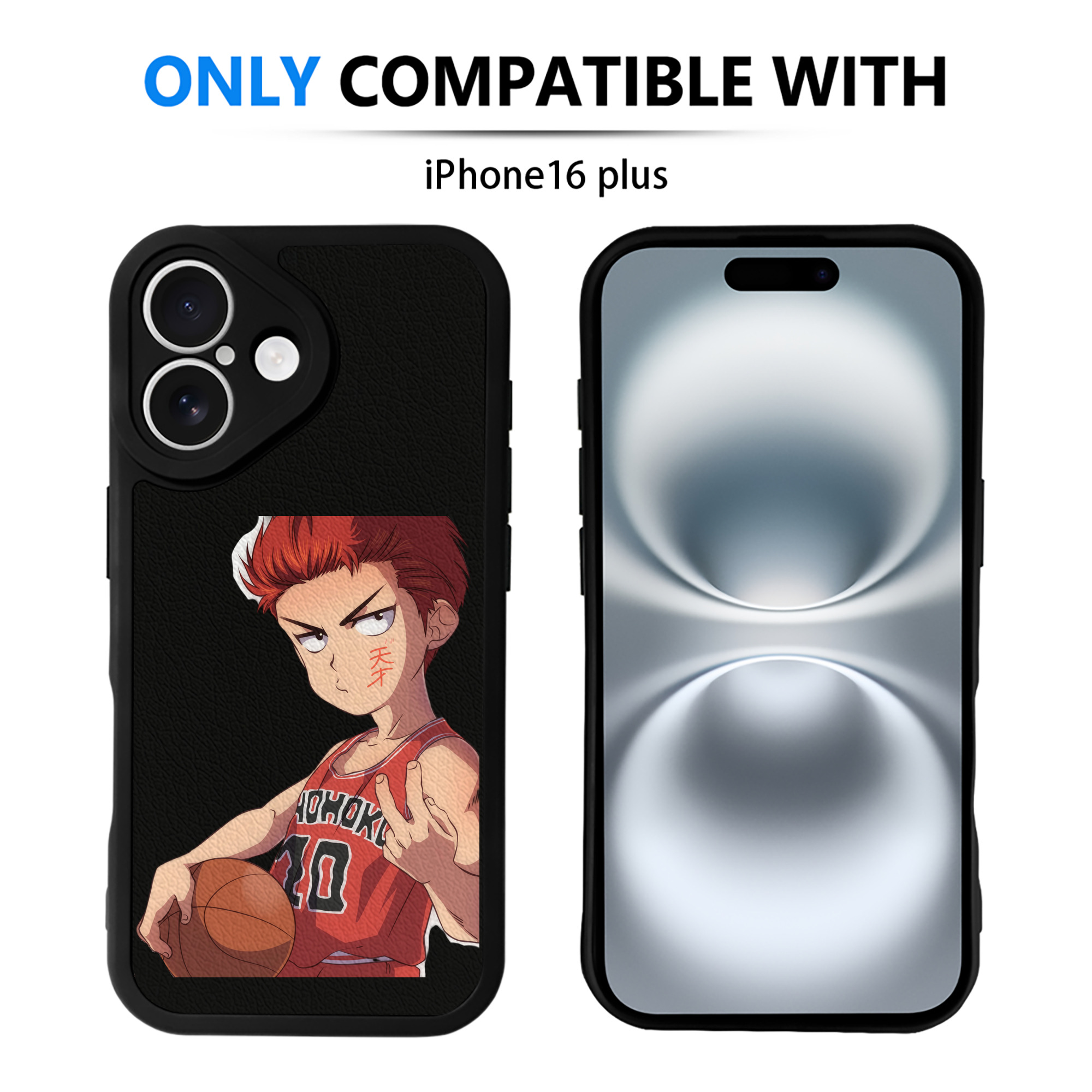 （画像用） SLAM DUNK／スラムダンク 【iPhone 16シリーズ対応】シリコンスマホケース（レザー調） 材質：シリコン